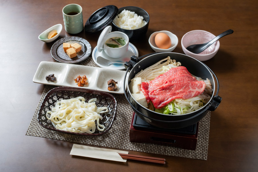八丁味噌の牛味噌すきやき御膳